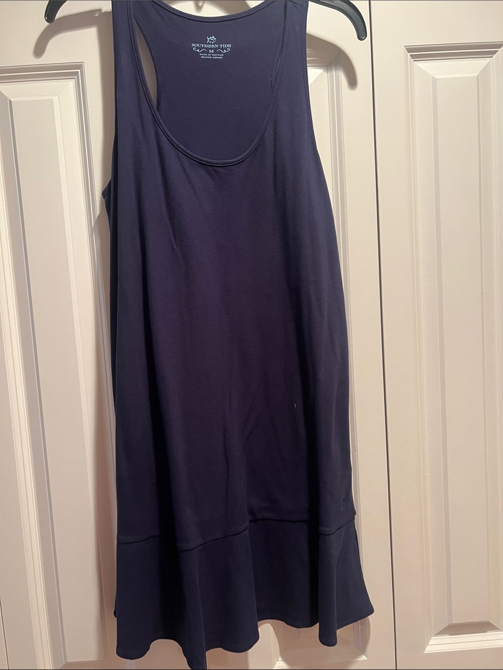 Southern Tide navy casual summer dress